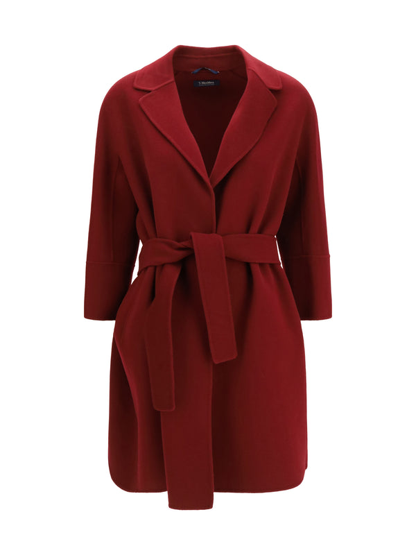 Arona Virgin Wool Coat New Ruby Fleece Ovis Aries
