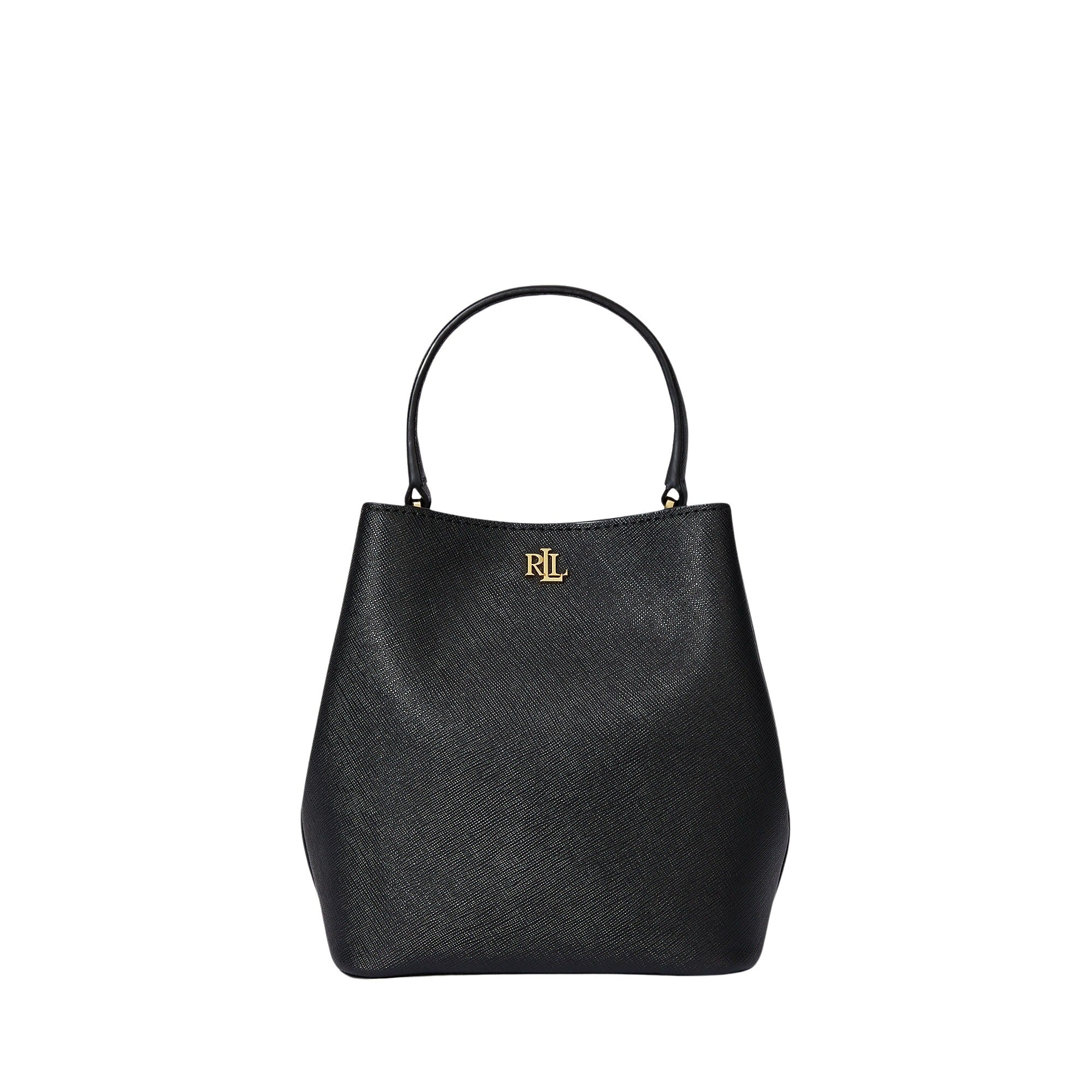 Reese Sm Bkt Bucket Bag Small Black Cow Leather