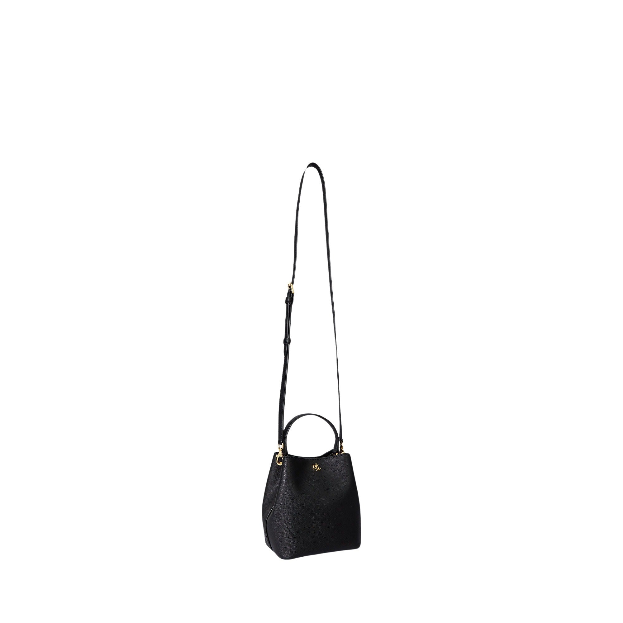 Reese Sm Bkt Bucket Bag Small Black Cow Leather