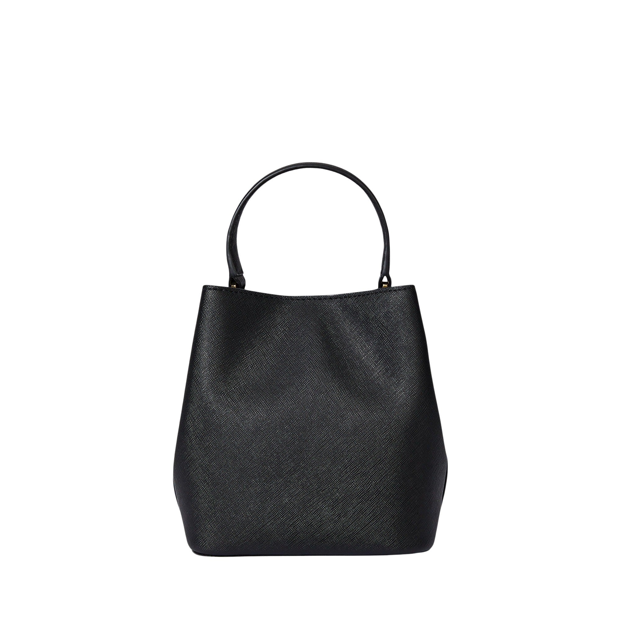 Reese Sm Bkt Bucket Bag Small Black Cow Leather