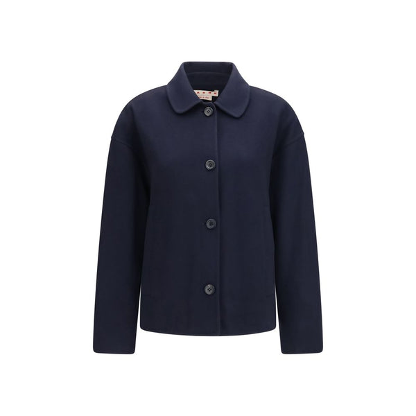 Blue Wool Oves Aries Jacket Clothing