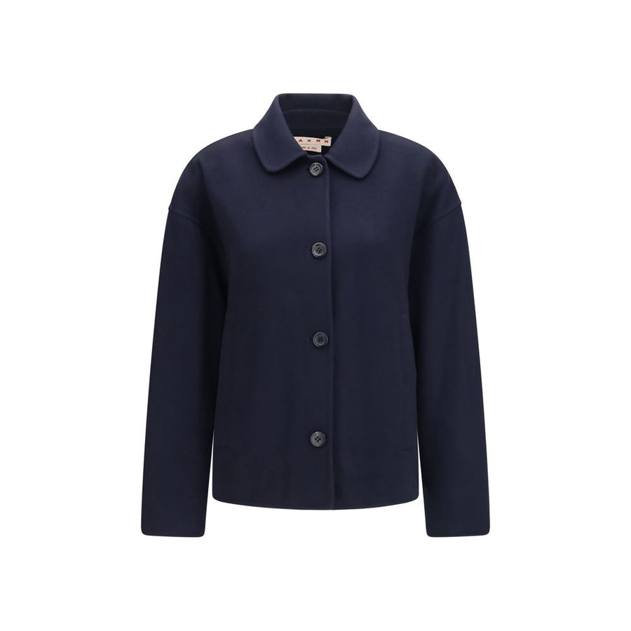 Blue Wool Oves Aries Jacket Clothing