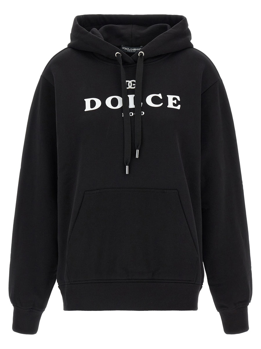 Black Cotton Hoodie Clothing