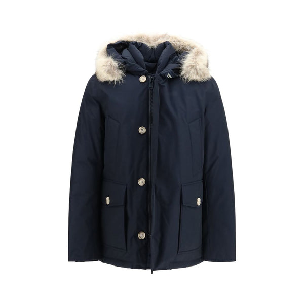 Blue Cotton Parka Clothing