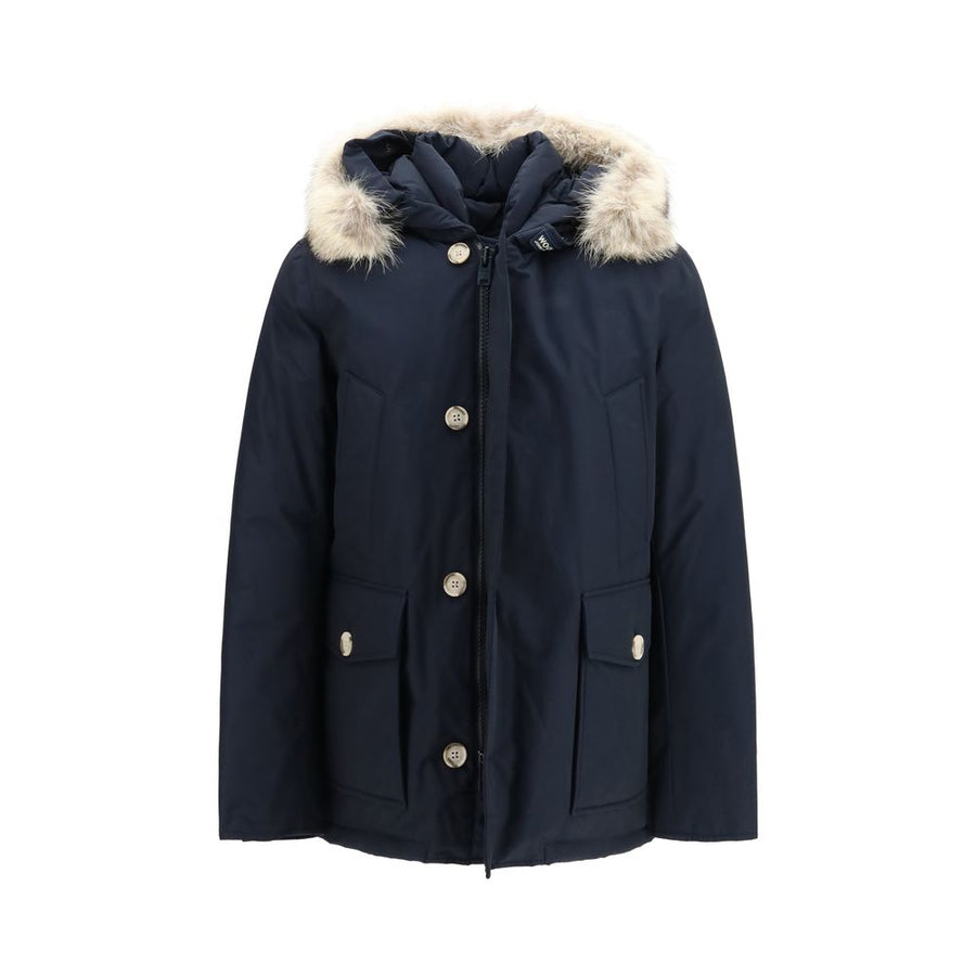 Blue Cotton Parka Clothing