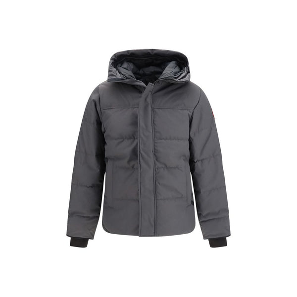 Gray Cotton Parka Clothing