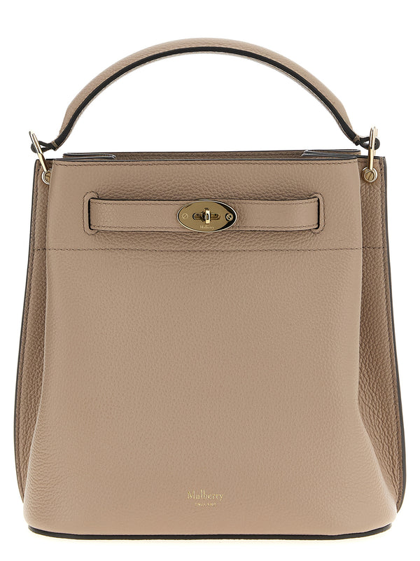 Gray Calfskin Crossbody Bag