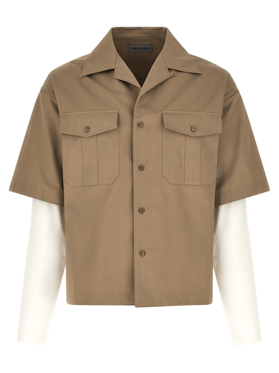 Beige Cotton Blouse