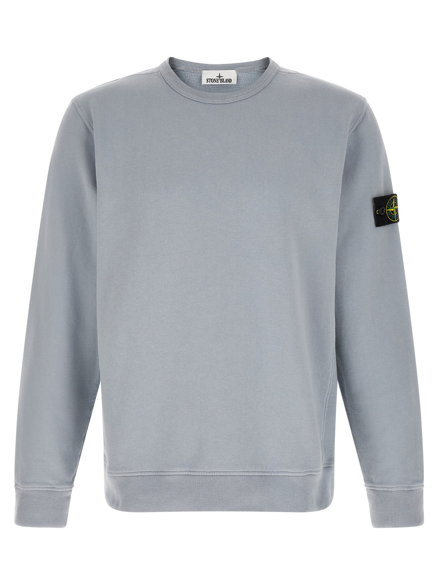 Gray Cotton Sweatshirt Clothing