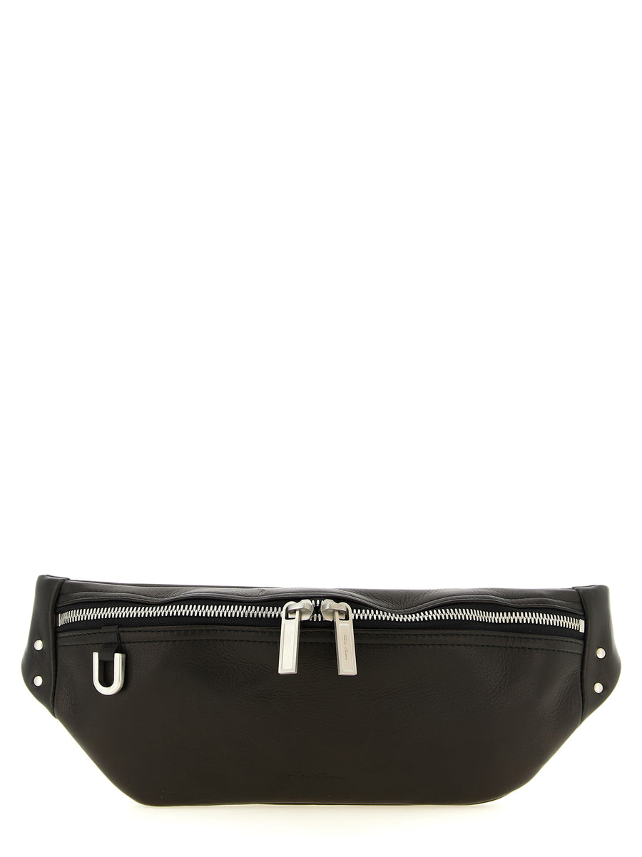 Black Calfskin Crossbody Bag