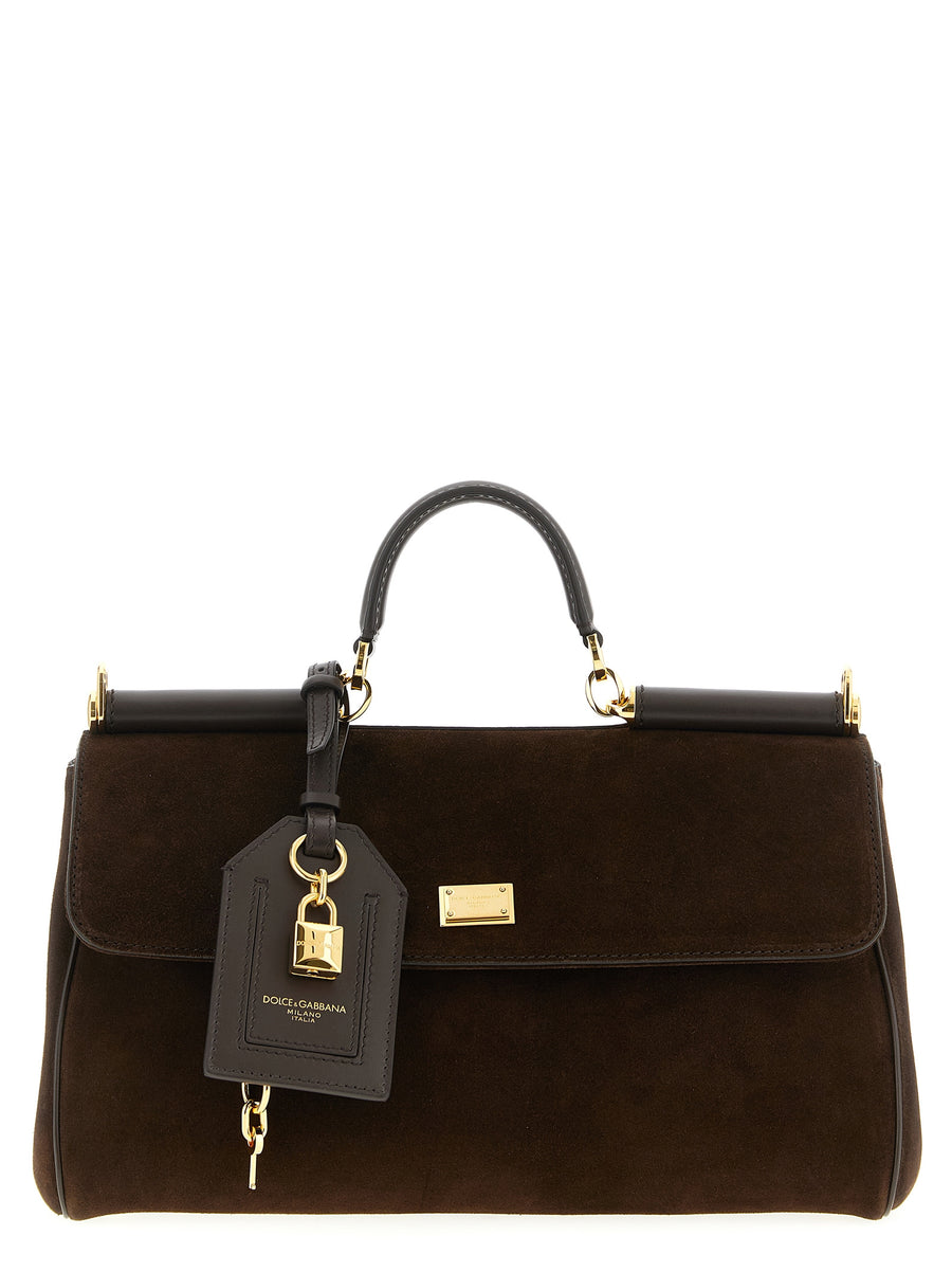 Brown Calfskin Handbag Bag