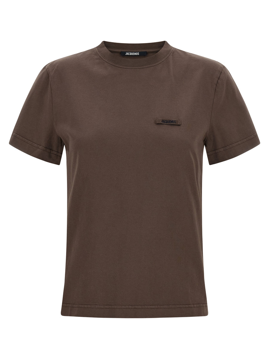 Brown Cotton T-Shirt