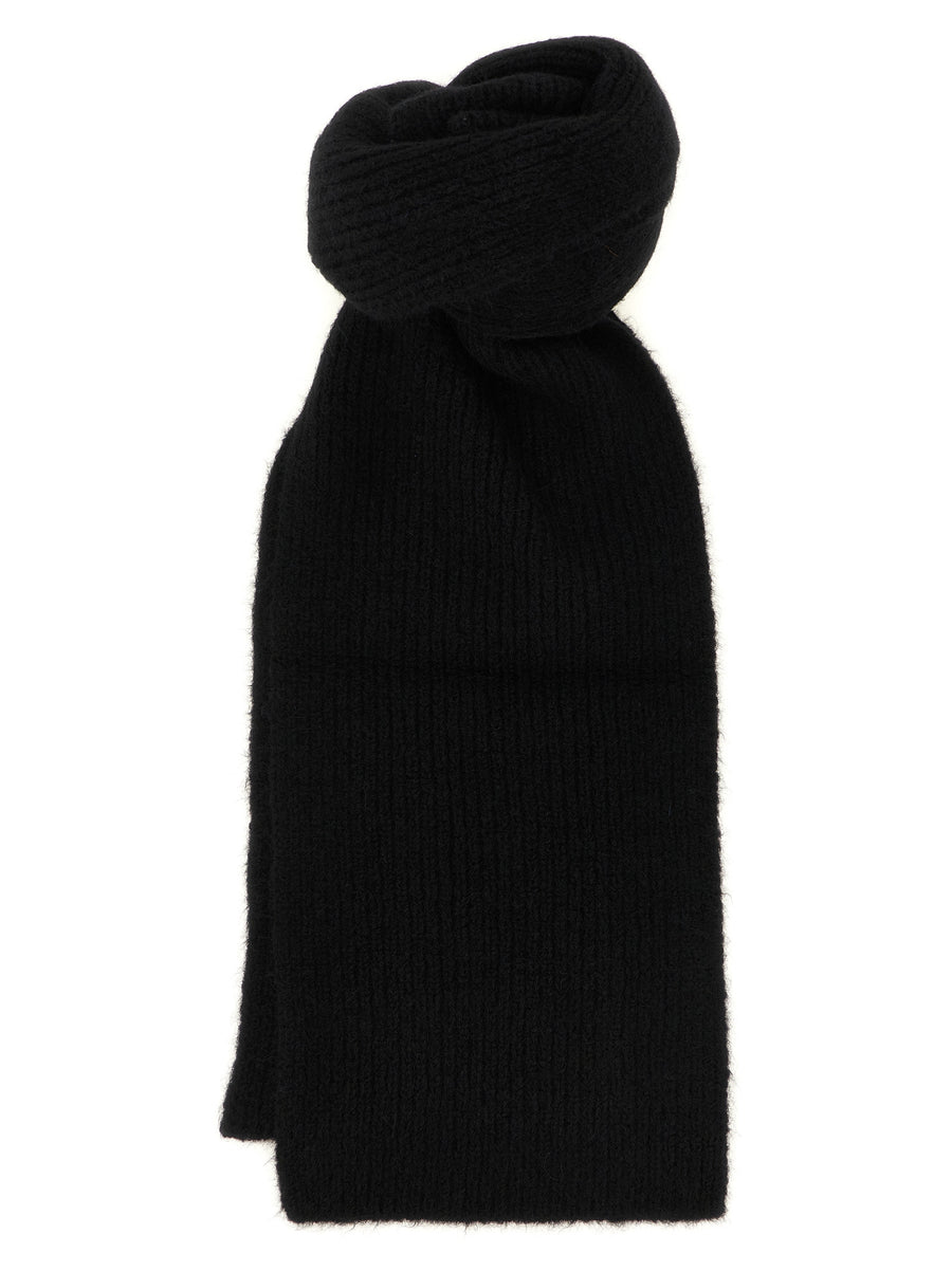 Black Wool Foulard Accessory