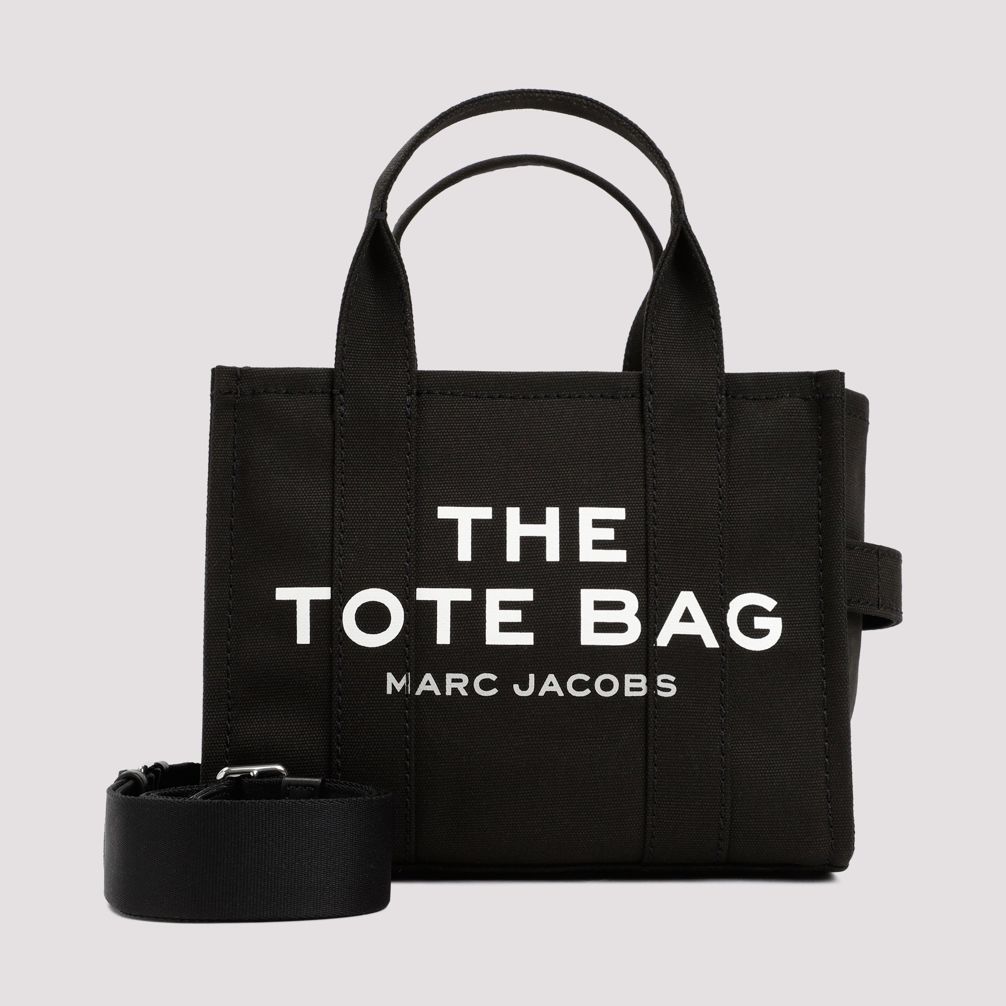 The Small Tote Bag Black Cotton