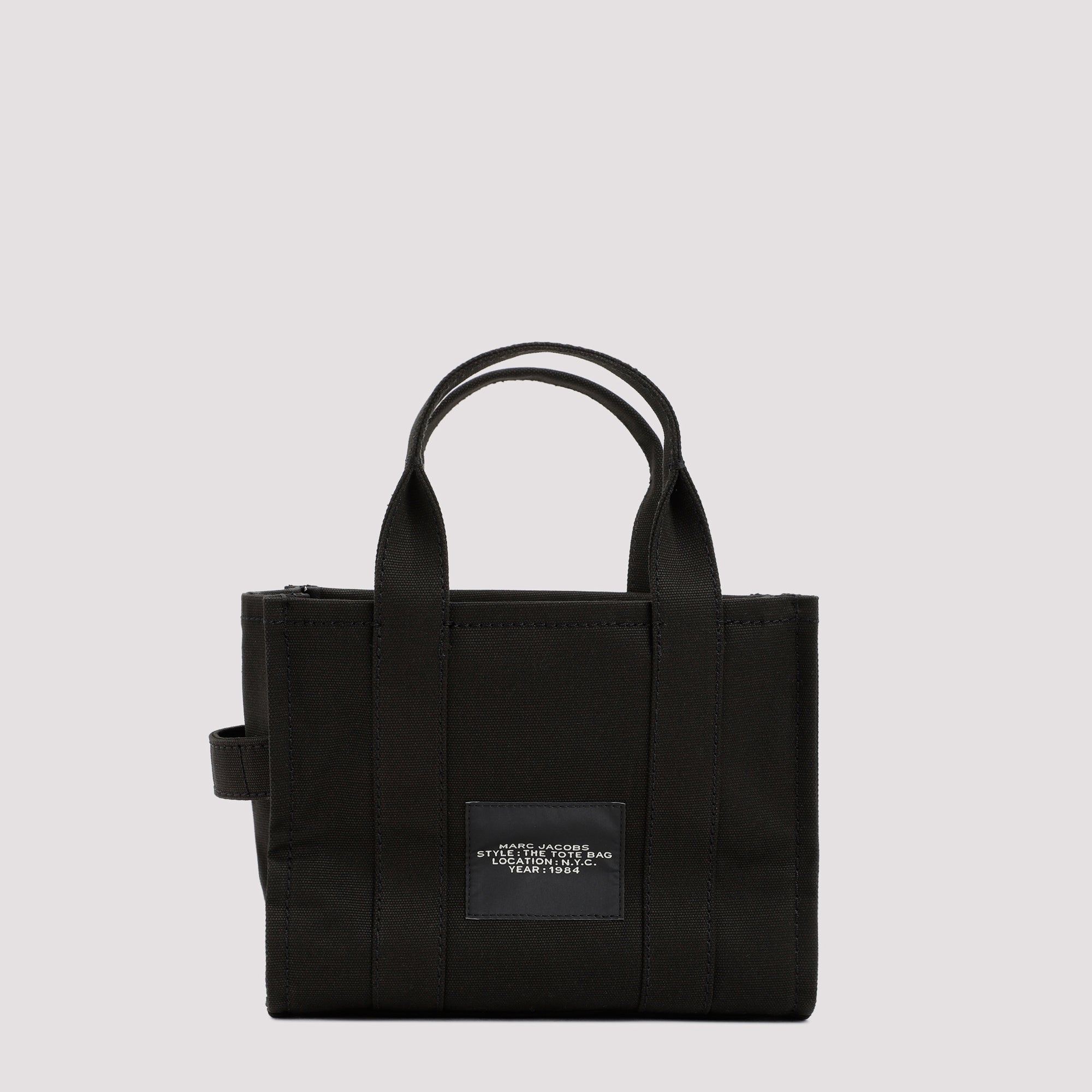 The Small Tote Bag Black Cotton