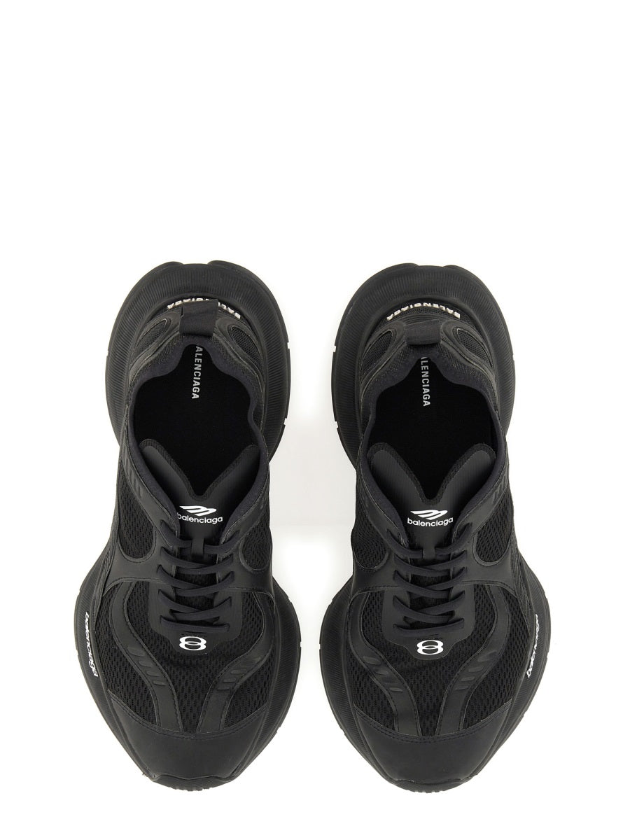Sneakers Circuit Black Polyester Trainers