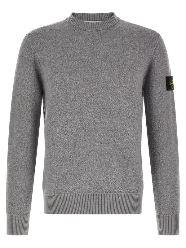 Gray Virgin Wool Cardigan Clothing