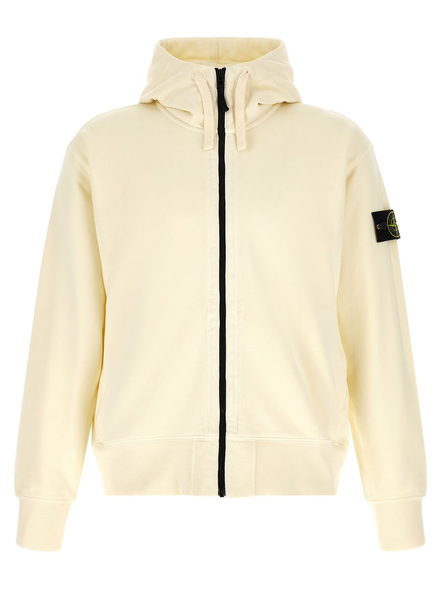 White Cotton Sweatshirt Clothing