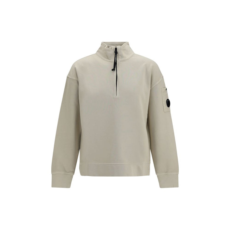 Beige Cotton Sweatshirt Clothing
