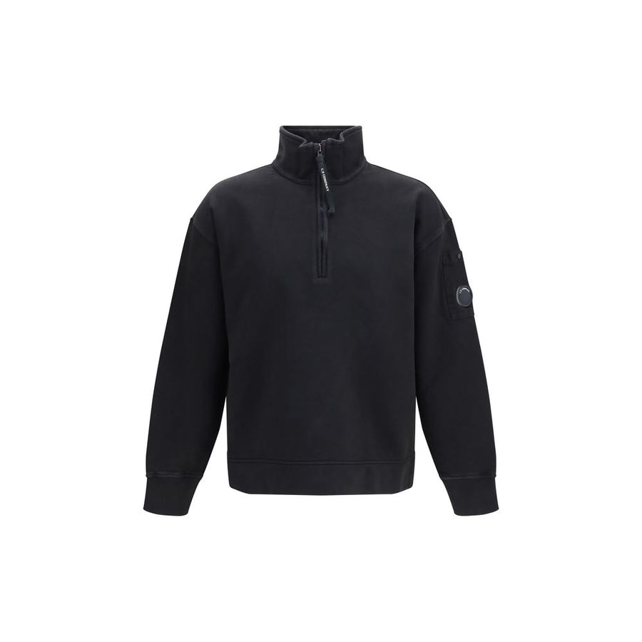 Black Cotton Sweatshirt Clothing