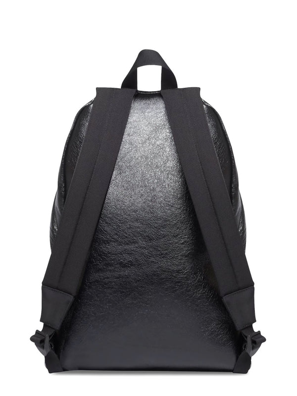 Explorer Leather Backpack Black Backpacks