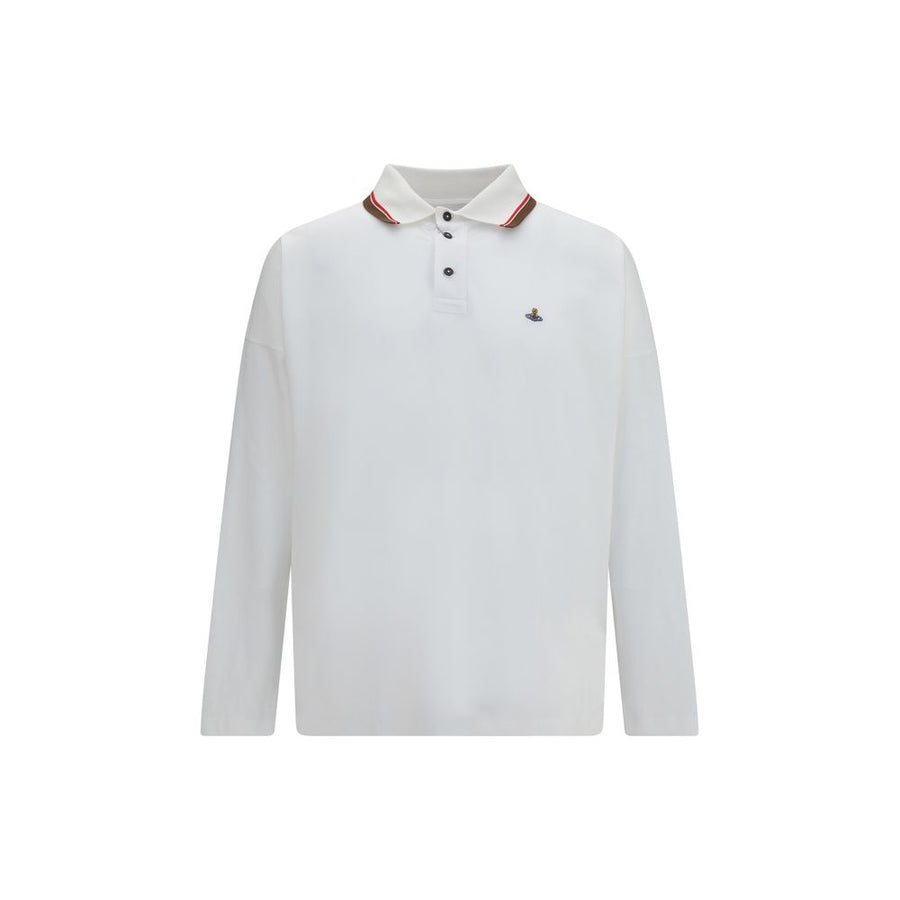 White Cotton Polo Shirt