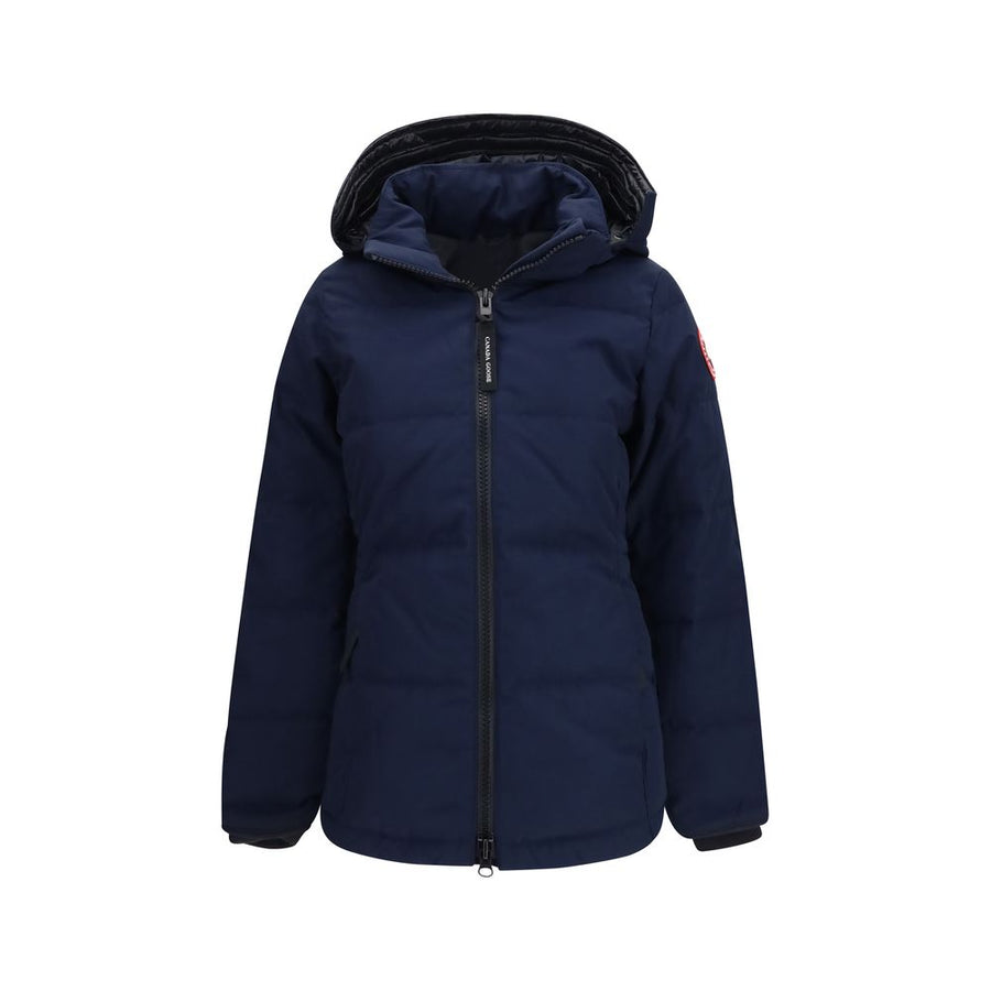 Blue Polyester Full-Length Jacket Clothing