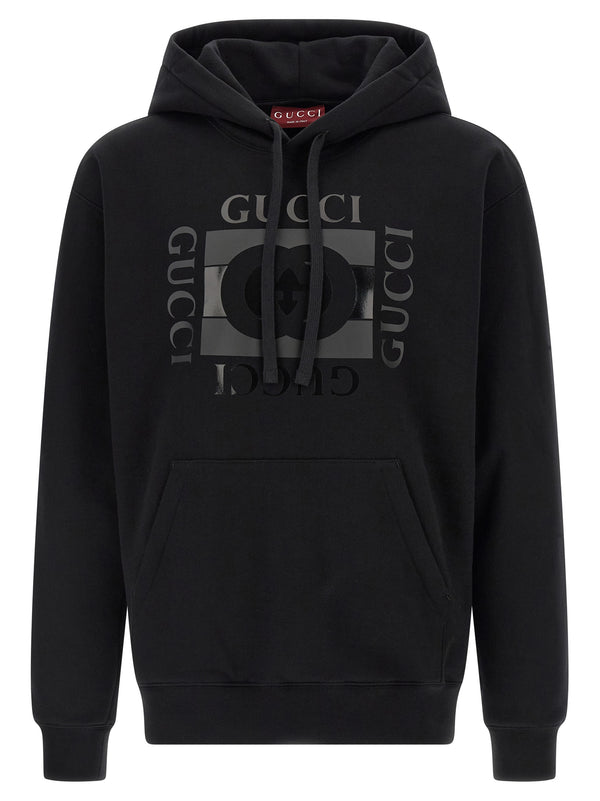 Black Cotton Sweatshirt Clothing
