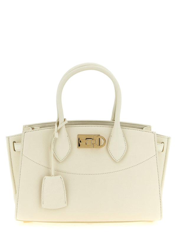 White Calfskin Handbag Bag