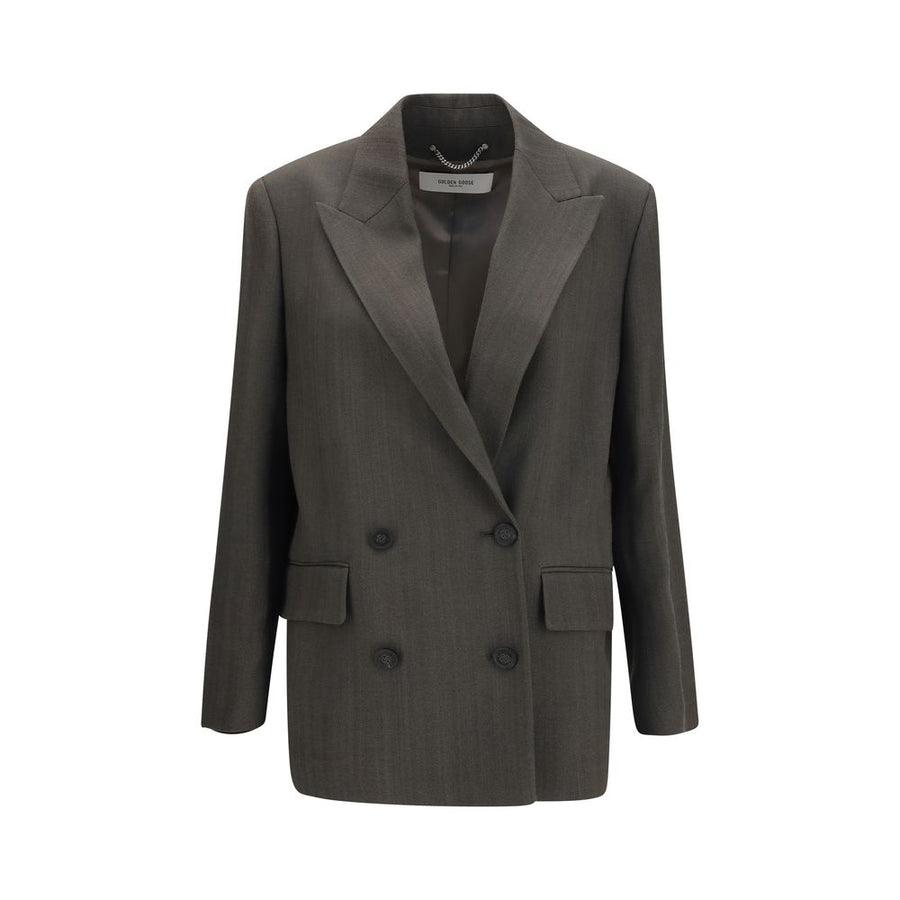 Bicolor Viscose Blazer Clothing