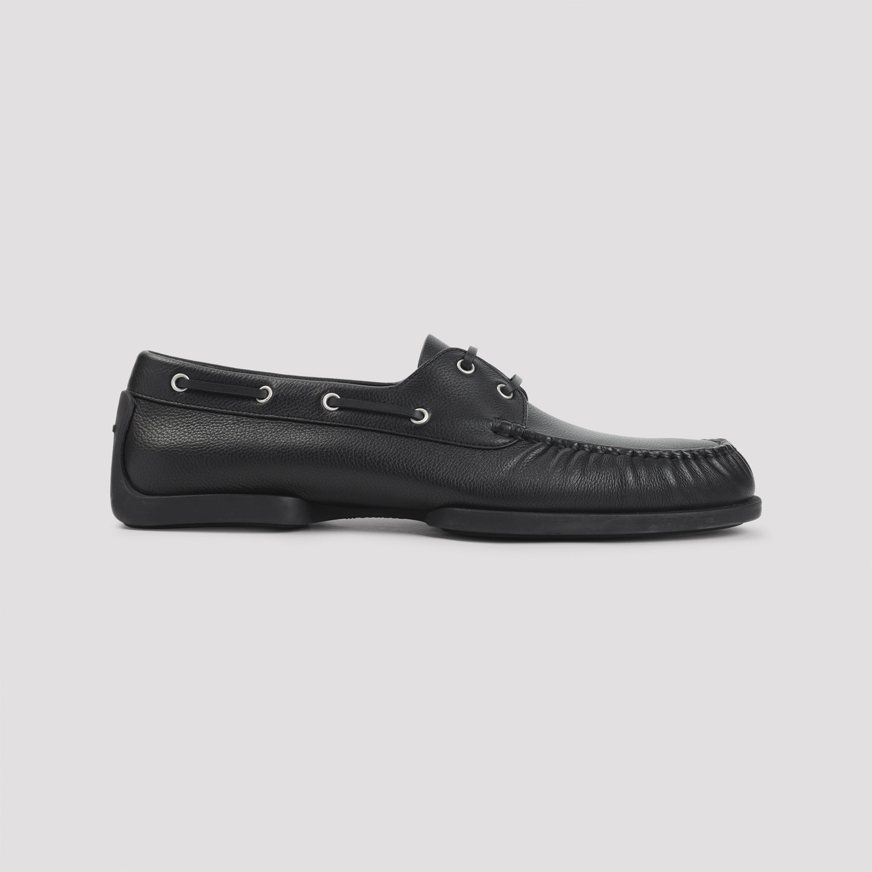 Calf Leather Loafers Black Shoe