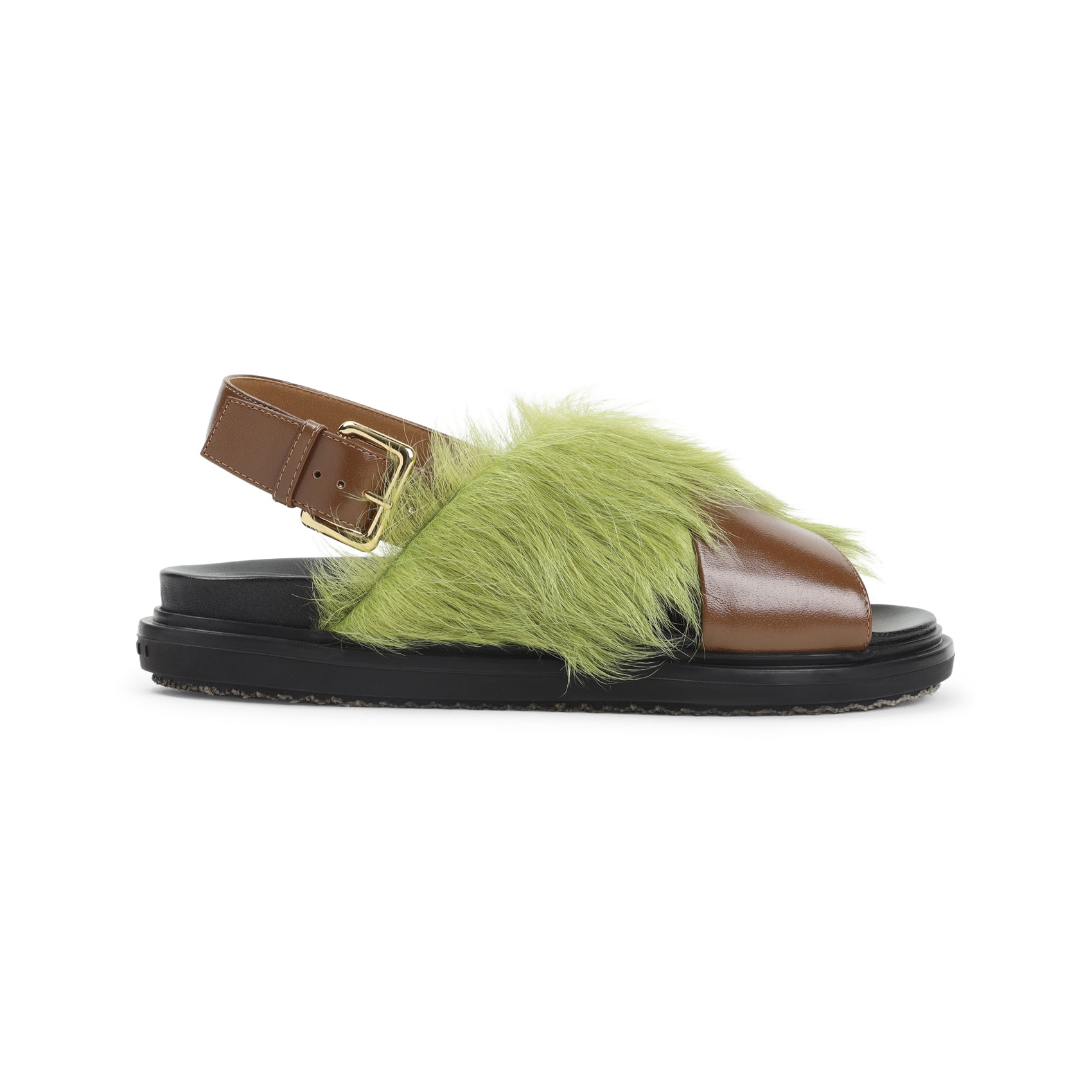 Fussbett Sandals Brown Ovine Leather Shoe