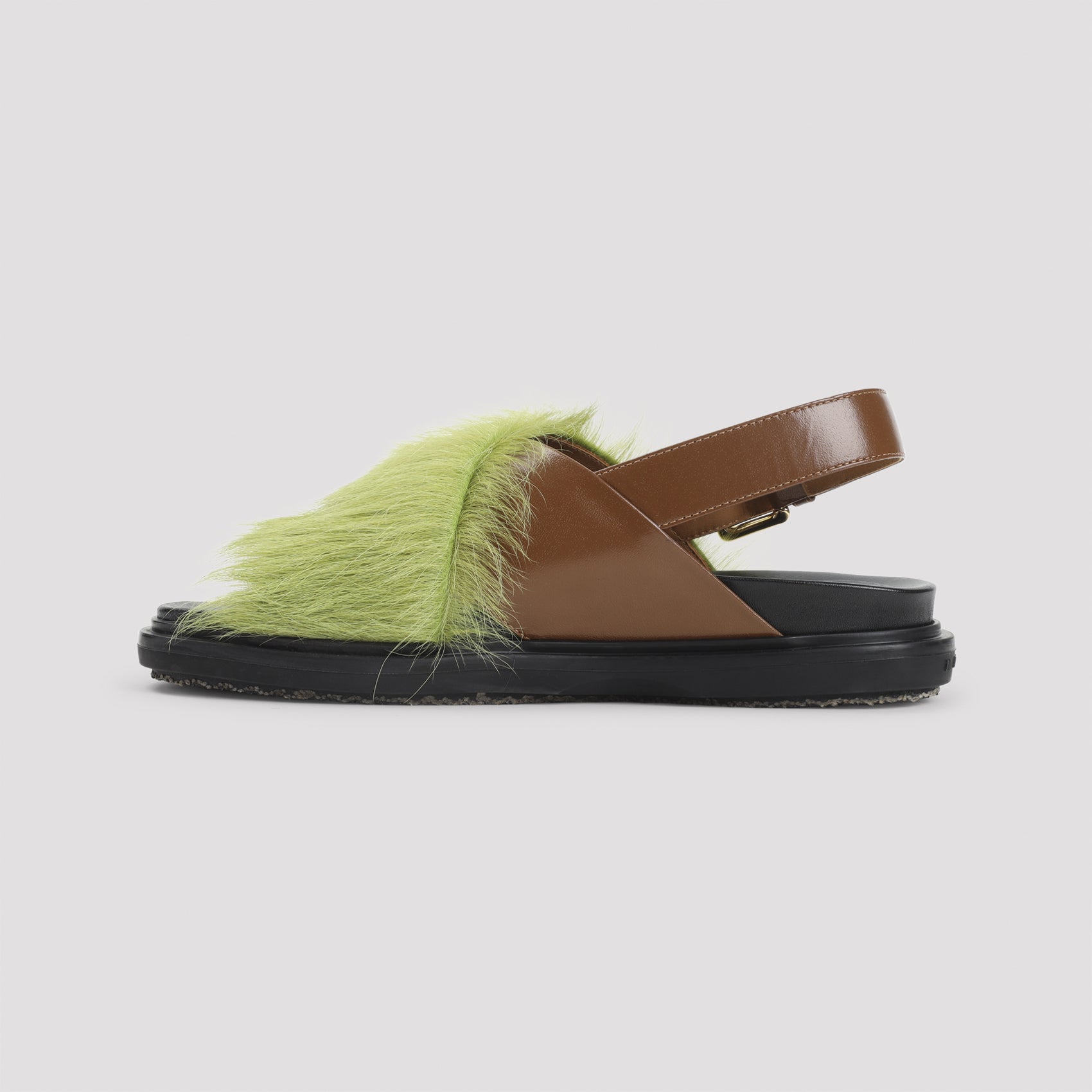 Fussbett Sandals Brown Ovine Leather Shoe