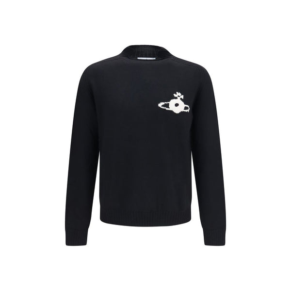 Black Wool Oves Aries Sweatshirt Clothing
