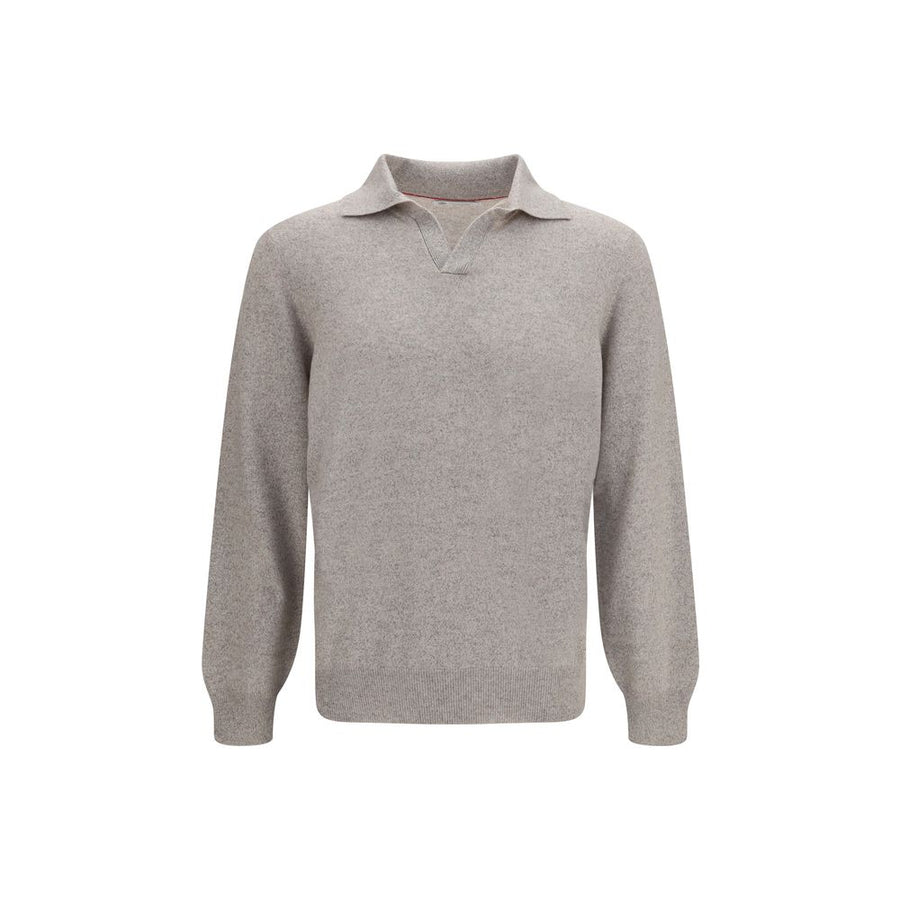 Gray Cashmere Sweatshirt Clothing