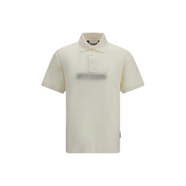 Beige Cotton Polo Shirt