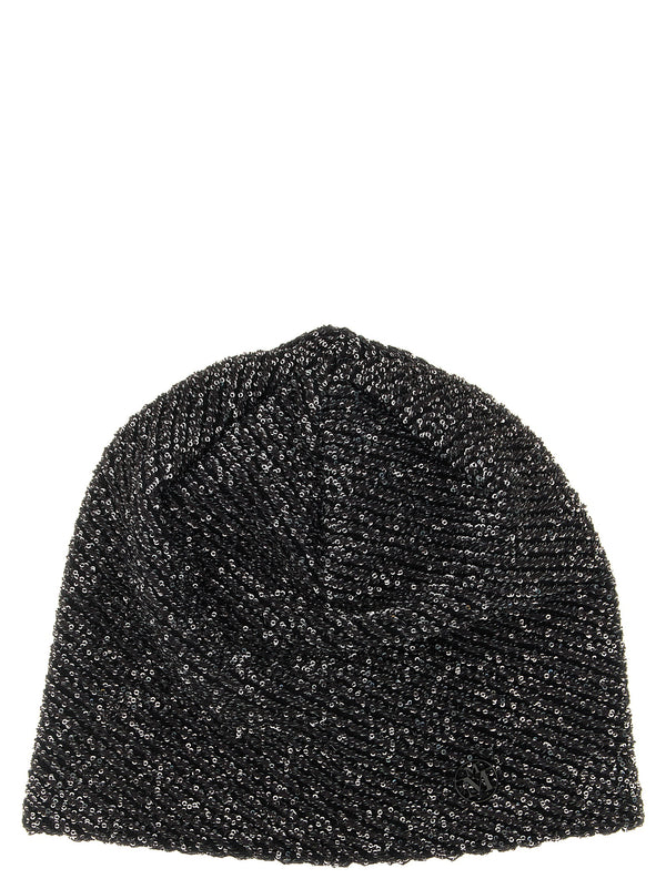 Black Wool Beanie Accessory