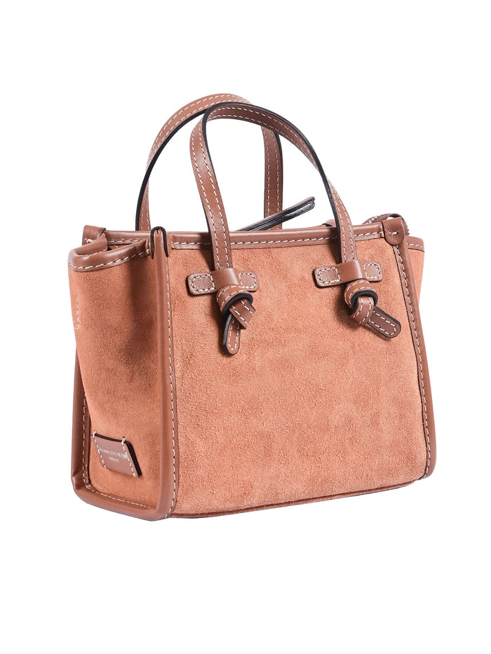 LEATHER BAG Camel Cow Shoulder