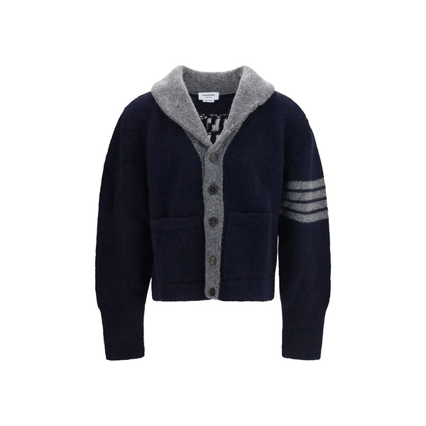 Blue Wool Oves Aries Cardigan Clothing