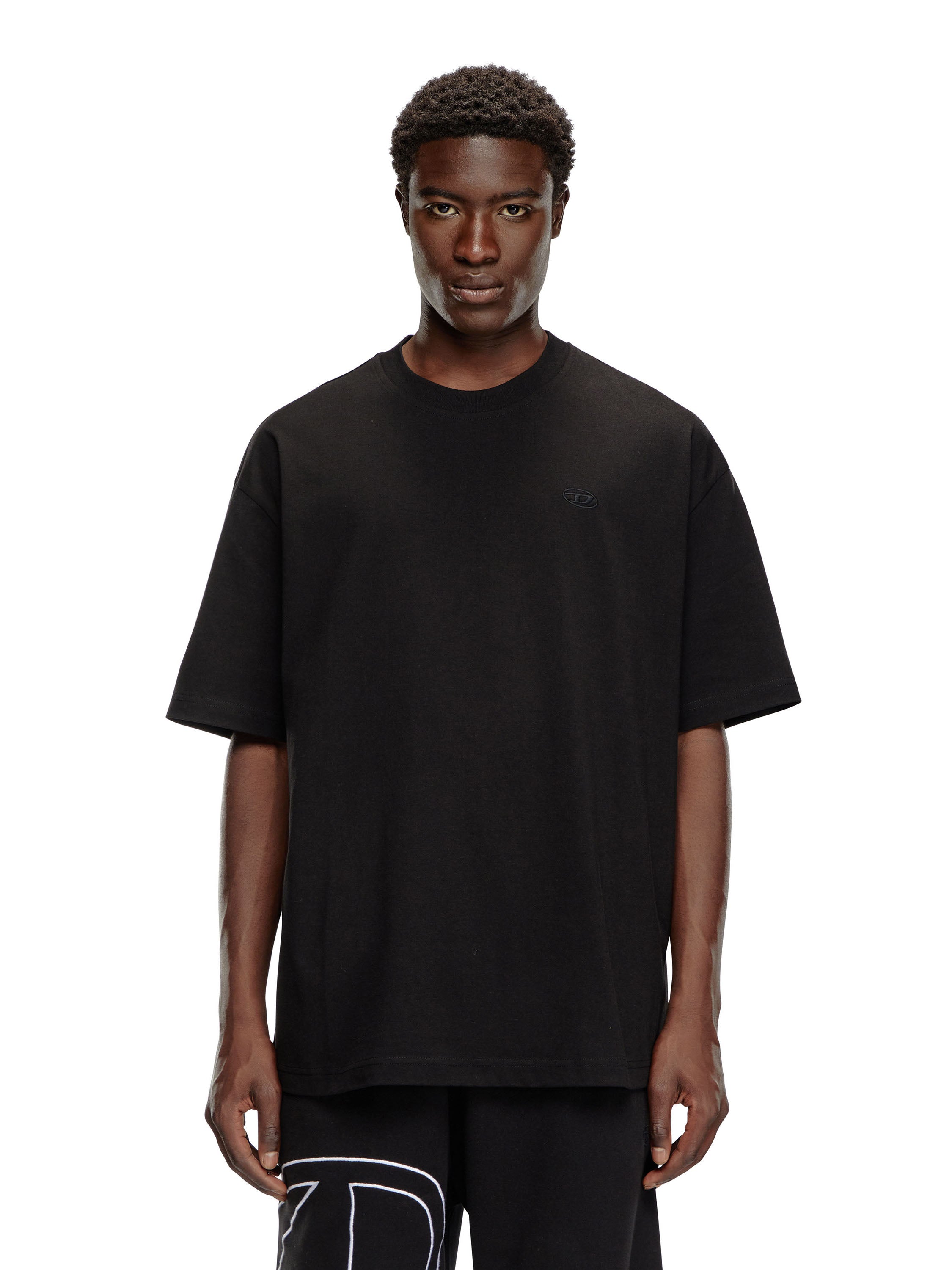 Diesel T-Shirts And Polos Black Cotone