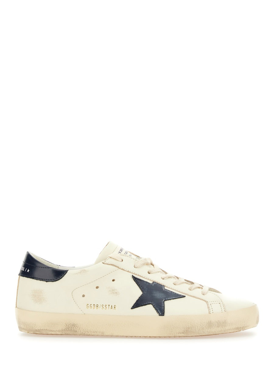 Sneakers Superstar Beige Goat Leather ; Cow Trainers