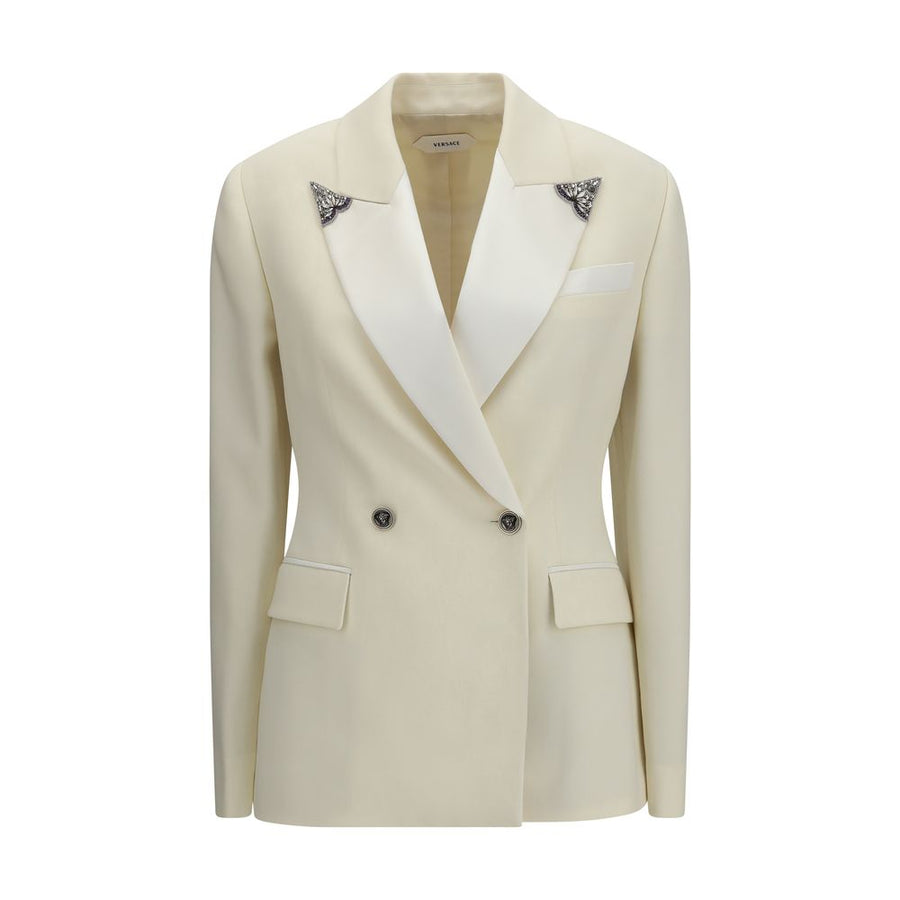 Beige Wool Oves Aries Blazer Clothing