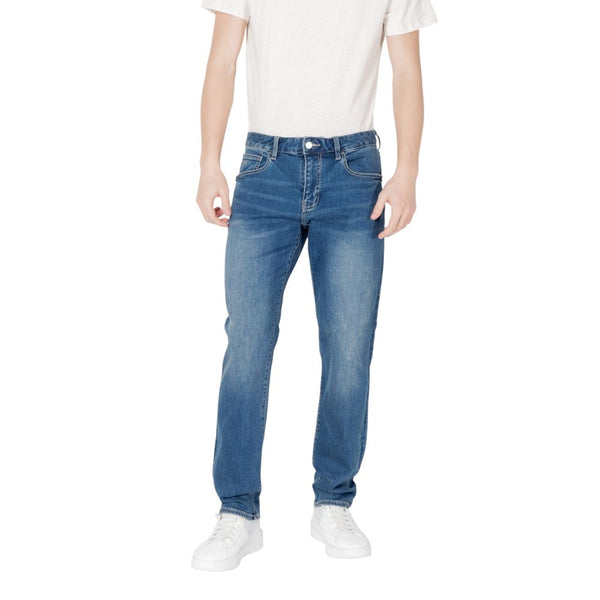 Blue Cotton Skinny Jeans Clothing