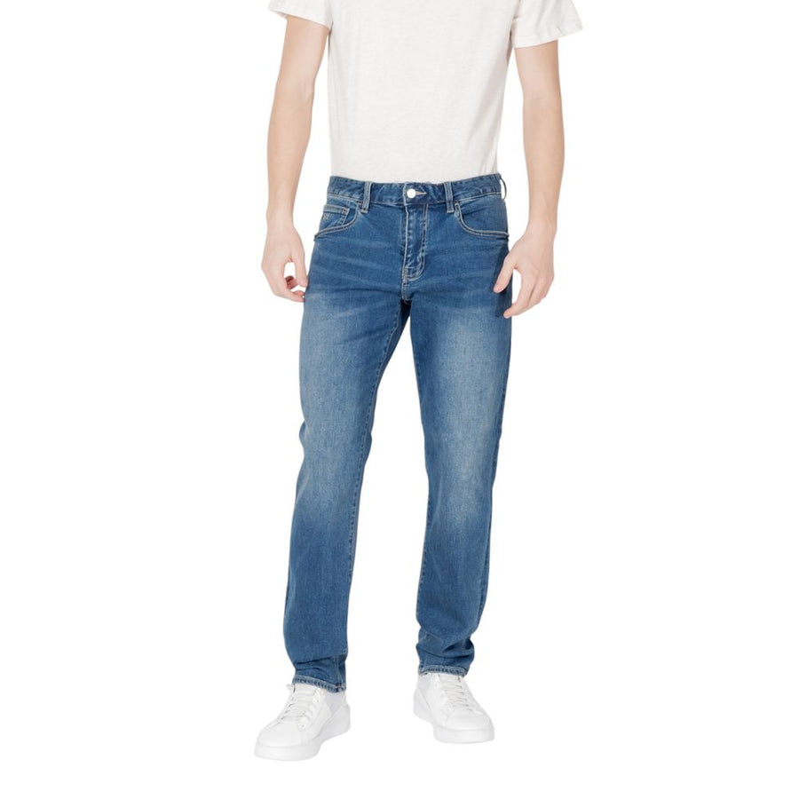 Blue Cotton Skinny Jeans Clothing