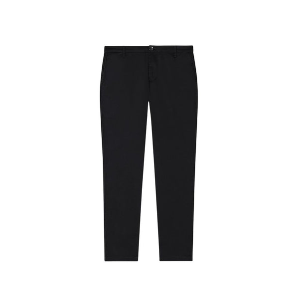 Black Cotton Skinny Pants