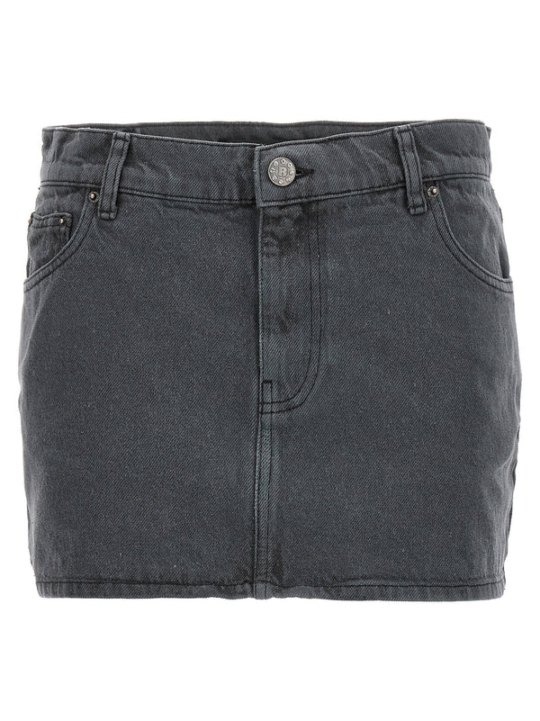 Rotate Birger Christensen Nela Skirt — charcoal