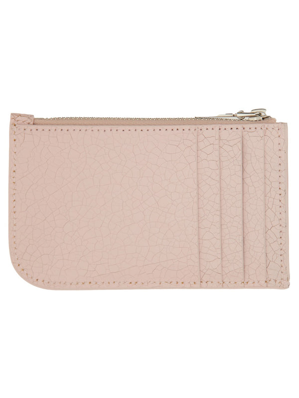 Card Holder With Logo Pink Wallets & Purses
