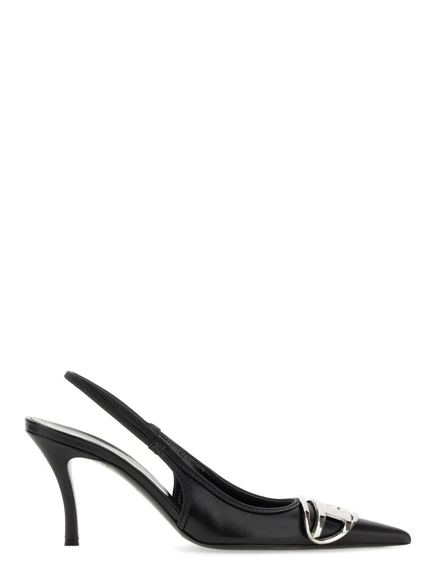 Sandals D-Venus Sb Black Leather