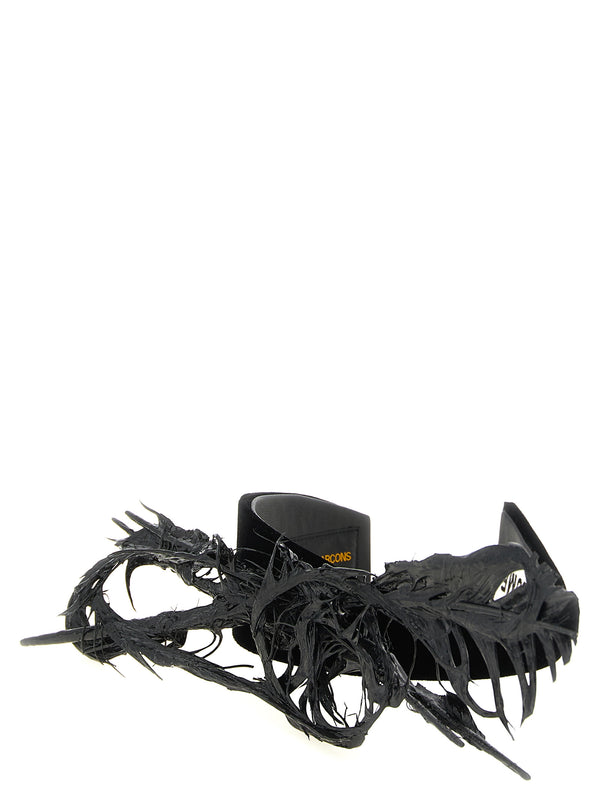 Black Rayon Headband Accessory