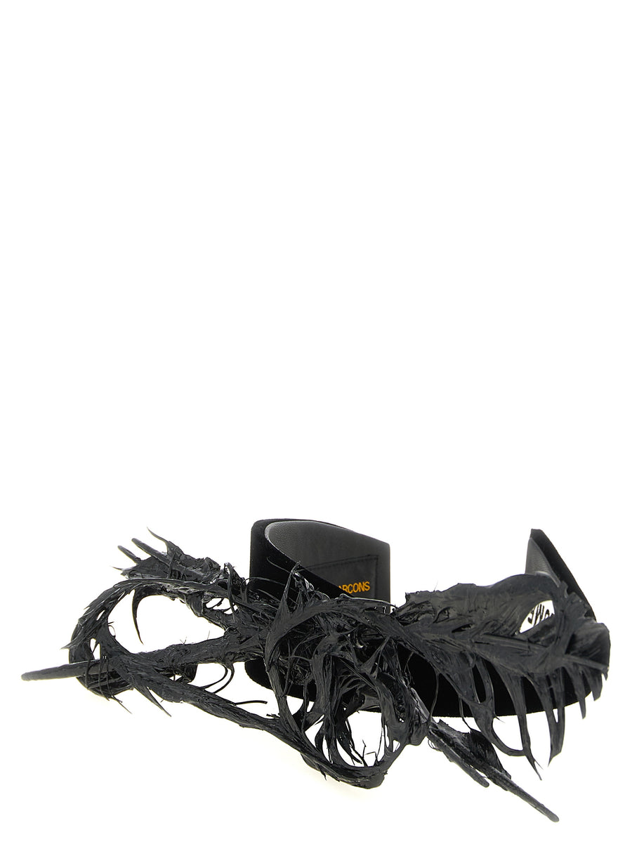 Black Rayon Headband Accessory